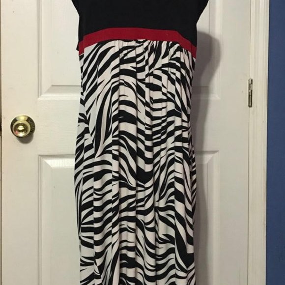 ZEBRA PRINT DRESS - Picture 3 of 5